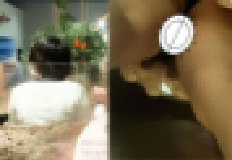 【追いかけ】地中から見えるパンチラ。モグラ穴を掘って彼女のパンツをのぞき見。【パンチラ】 サンプル画像