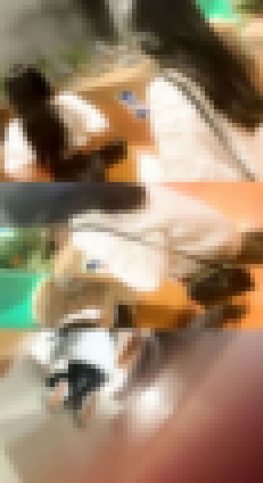 【追いかけ】地中から見えるパンチラ。モグラ穴を掘って彼女のパンツをのぞき見。【パンチラ】　サンプル画像1