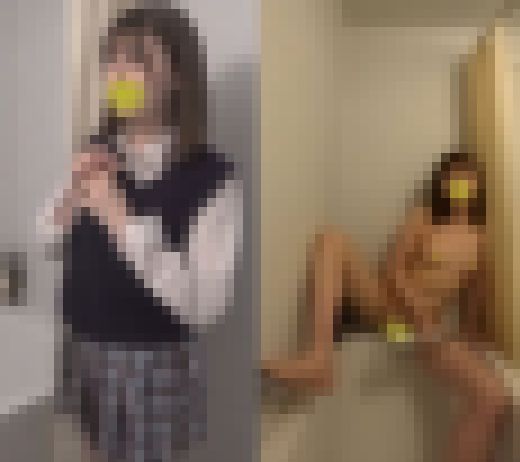 ホテルのシャワーでこっそりオナニーしちゃうJ〇3　サンプル画像1