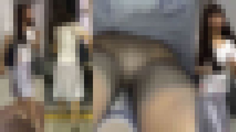 4K bomb583 ロングヘア８頭身美人OLのベージュP　エスカめくり サンプル画像
