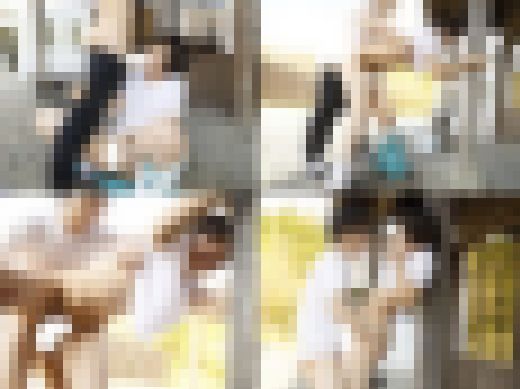 【嫌がる若い子②】部活帰りのつるぺた貧乳びしょうじょが快感を堪えて必死に抵抗しても撫でまわす卑劣動画【個撮】　サンプル画像2