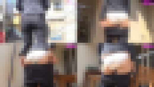 パンツスーツOLむっちりおしりにクイコミ。パンティーライン(3) サンプル画像