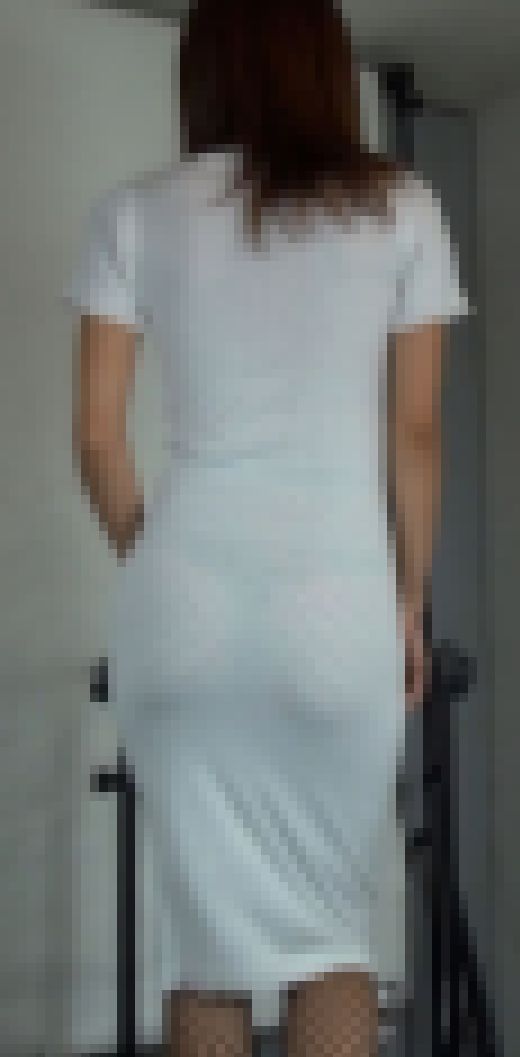 Nさんパート7 パンティーライン 透け 尻 サンプル画像1