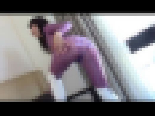 nonアダルトラバーブーツフェチ【約22分】しろんぱん lilac-catsuit　サンプル画像1