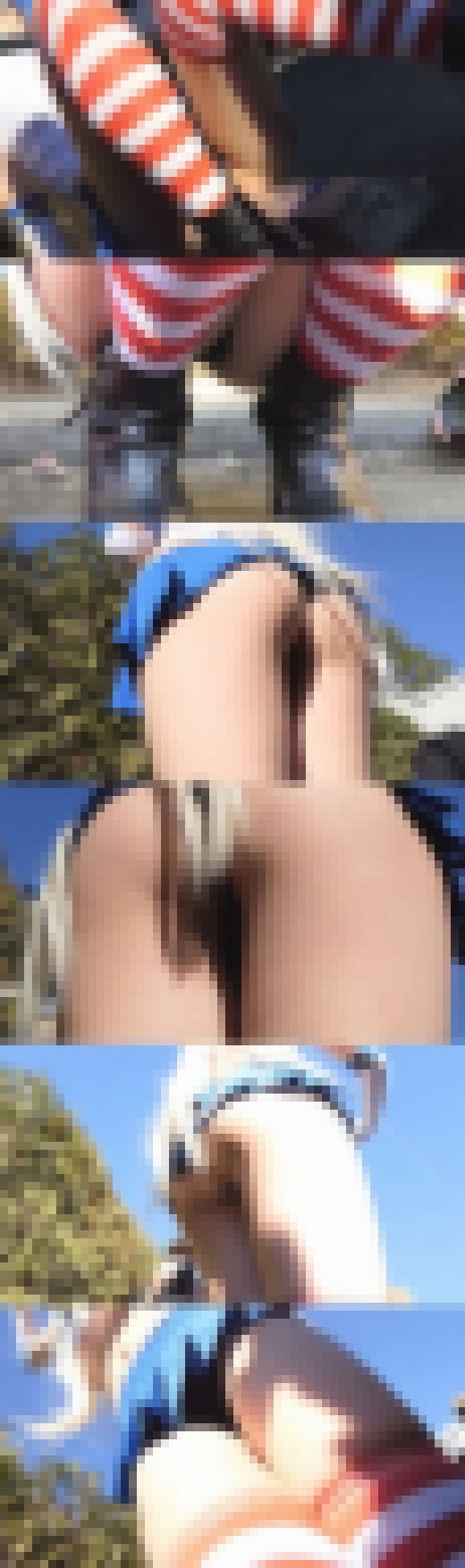 超高画質FHD動画 生ケツがエロすぎる島風レイヤー！悪質ローアングラーに囲まれて身動きできません　サンプル画像1