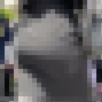 【プレミアムクラス】でか！タイトな黒いドレスの着衣お尻様に大接近！ サンプル画像