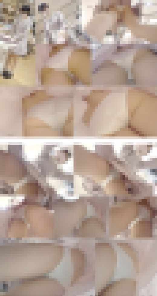 大股開脚でパンツモロ見え萌系店員のパンツもお胸もガッツリ盗撮パンチラ盗撮♡　サンプル画像1