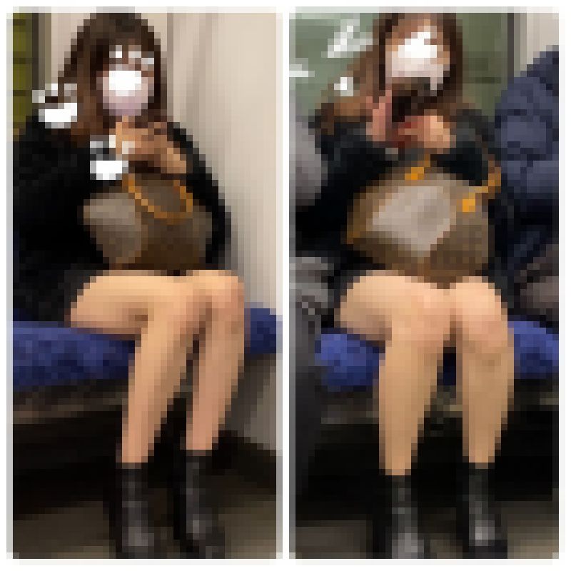 ショーパンから大胆生脚を披露するギャル系美人お姉さんの対面エロ過ぎる生脚美脚655 サンプル画像