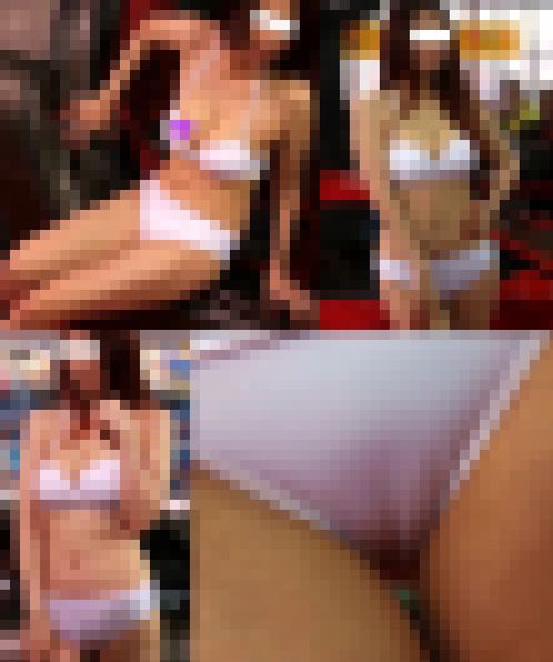 高画質 キャンギャル巨乳さん!乳輪はみ出し サンプル画像1
