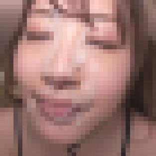 【顔射】美系女子大生の顔に大量射精10連射‼ サンプル画像