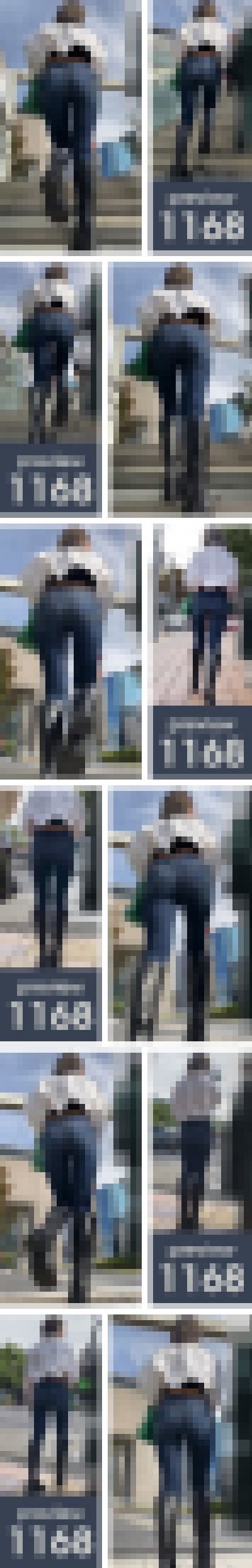 【1168】「ブーツINは夢を裏切らない、夢もブーツINを裏切ってはならない」B~y松〇零〇！ピチピチスキニージーンズ女子　サンプル画像3