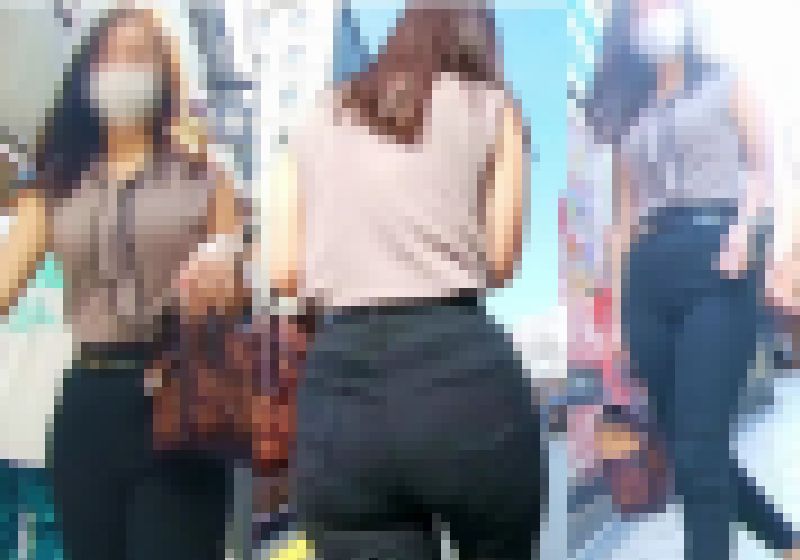 No.728前は乳揺れ、後ろは美尻の隙を見せないお姉さんのナイスボディを堪能したい一品 サンプル画像