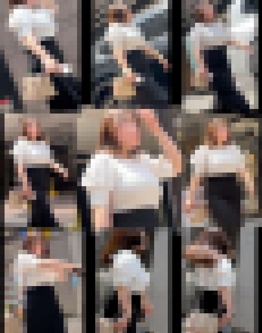 【通スピ＆スロー】夏本番！小柄で爆乳な着衣ヤング様に密着！　サンプル画像1