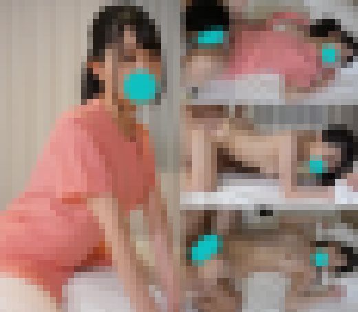 《個人撮影》LJK世代の18歳でスタイル抜群の色白マッサージ嬢「彼氏には言わないでくださいぃ！」と懇願しながら何度も中でイキまく　サンプル画像1