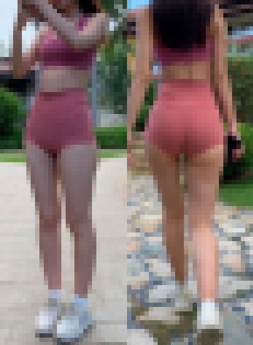 2k ピッチリしたマンスジくっくりハーフピタパン１　サンプル画像1