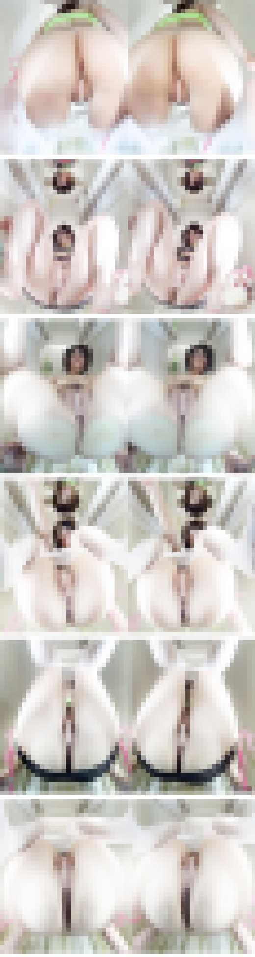 【むき出しま●こ】はちきれそうな、むっちりお尻とぬるぬるの熟れたま●こがむき出しに!清楚なぽっちゃり美人!　サンプル画像1