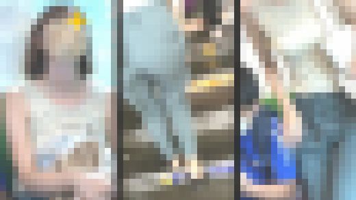 044可愛い若ママさんをじっくり観察!+青チェブルマ+OLお姉さん逆さ(バレ有り!) サンプル画像1
