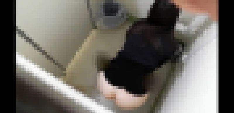 【和式トイレ】デカ尻JDのトイレ盗撮 サンプル画像