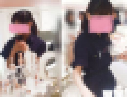 新フルHD高画質パンチラ逆さ撮り296　コスメ店員さんの超絶ピンクパンチラ　サンプル画像1