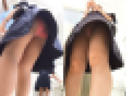 新フルHD高画質パンチラ逆さ撮り296　コスメ店員さんの超絶ピンクパンチラ　サンプル画像2