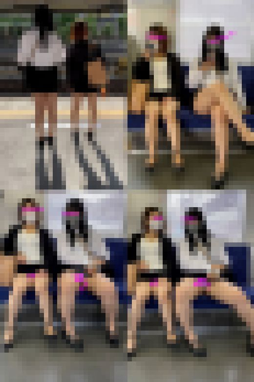 （顔モ無し）OL2人組の誘惑パン☆　サンプル画像1