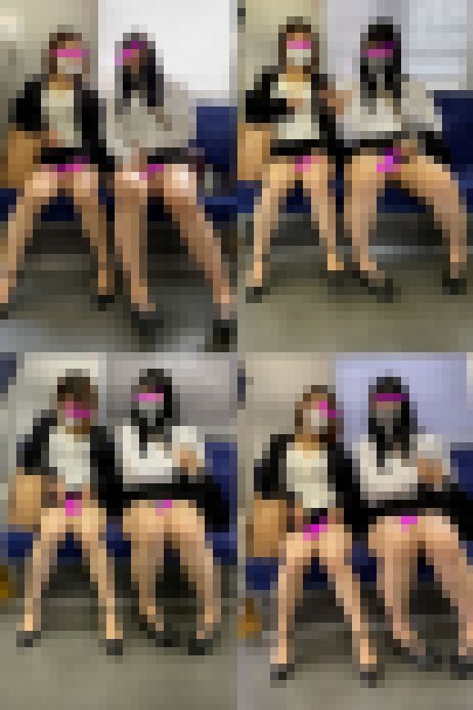 （顔モ無し）OL2人組の誘惑パン☆　サンプル画像3