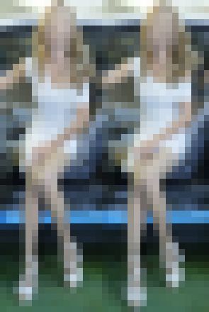 パンスト美人のエロすぎる美脚にチラ見え　サンプル画像1