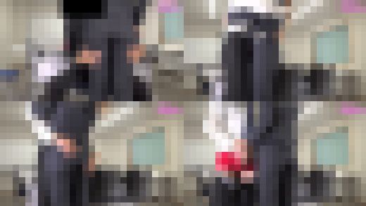 株式会社セクハラ商事（3） デカ尻パンツスーツで尻コキぶっかけ（固定カメラ）　サンプル画像1