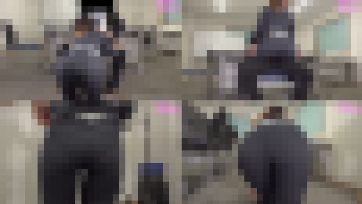 株式会社セクハラ商事（4） デカ尻パンツスーツで尻コキぶっかけ（主観カメラ）　サンプル画像1
