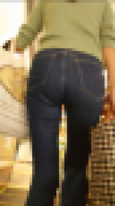 【食べ頃ヒップ】20代OL私服デニム尻１4　サンプル画像3