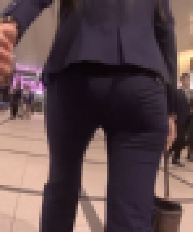 パンツスーツOLの肉尻スタイルがとにかくエロい！ サンプル画像