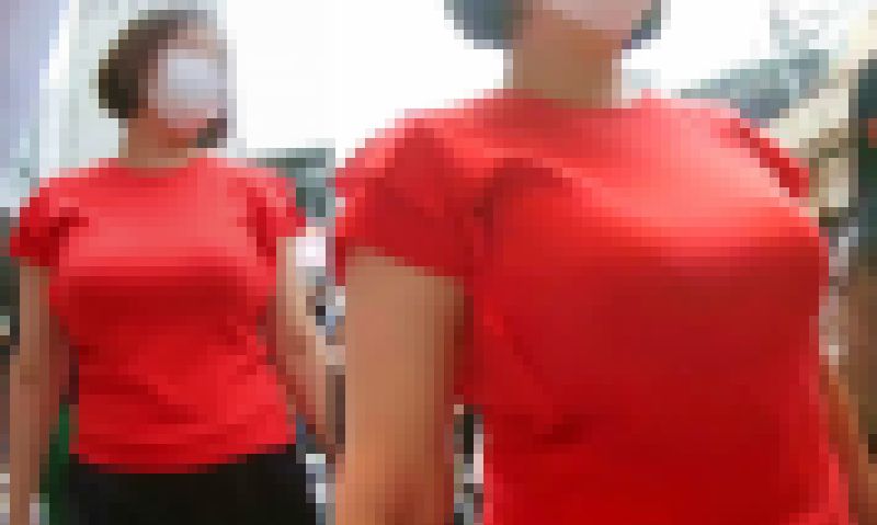 No.740タプタプのデカ乳がユサユサと揺れる振動でおっぱい好きの心をつかみにかかるお姉さん サンプル画像