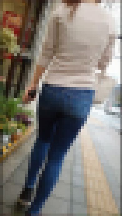 【食べ頃ヒップ】20代細身OLスキニーデニム尻12 サンプル画像