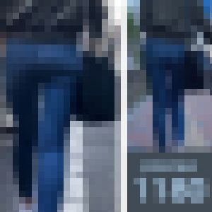 【1180】世の中には男しか入れないお店もあれば男は入れないお店もある！ピチピチスキニージーンズ女子 サンプル画像