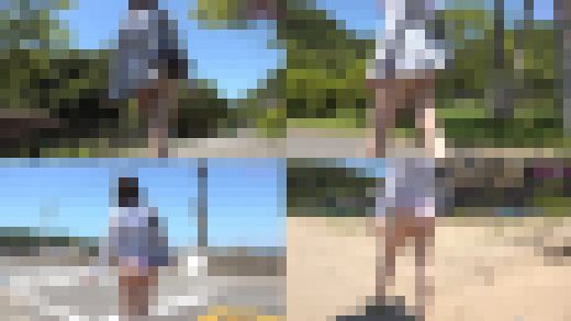 夏だ！海だ！水着女子だ！（1） 乳輪ハミ出し揺れる巨乳、ビキニお尻盗撮編　サンプル画像2