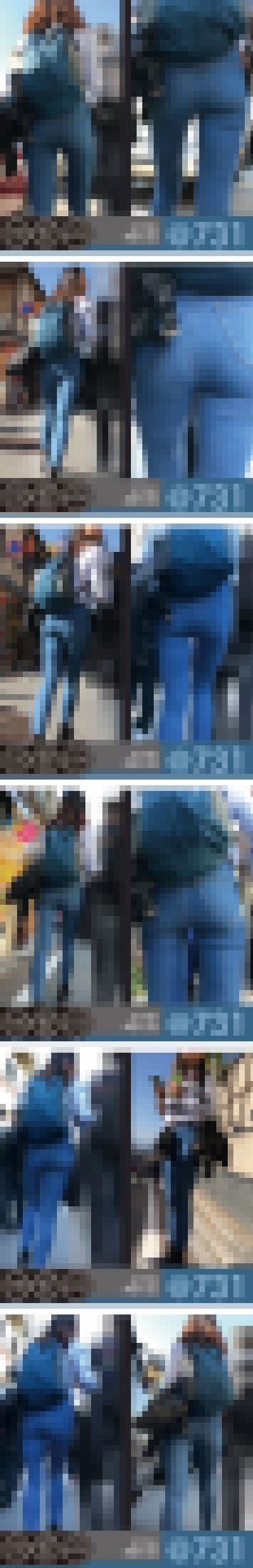 【#0105@731】長身ボディー炸裂！下り坂でも俯瞰にならない腰の位置の高さ！　サンプル画像1