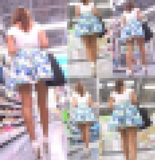 ❦再来！いつかのキャバドレスお姉さんを逆さ撮りwww！！❦　サンプル画像2