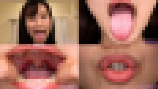 【舌フェチベロフェチ】堀内美香のエロい舌と口内をじっくり観察　サンプル画像1