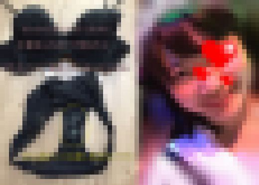 清楚系な子、黒のシミ付きパンティ　サンプル画像2