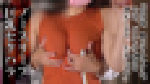 敏感巨乳娘のノースリーブ試着（1） バストサイズ測定セクハラ編 サンプル画像