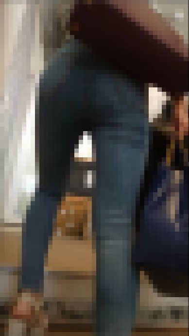 【食べ頃ヒップ】20代清楚系ポニーテール女のジーンズヒップ６　サンプル画像2