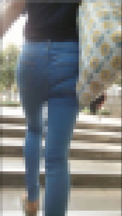 【食べ頃ヒップ】20代細身OLスキニーデニム尻17　サンプル画像3