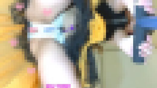 【7周年御礼】ももいろのゆめ動画すべて見放題付き💛（8-9月）逆さガン見の開脚オナニー　サンプル画像2