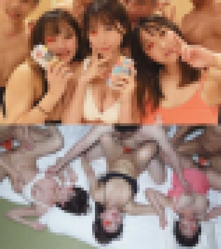 【すい◎んカン】S県◎浜ビーチ海水浴旅行／地元看護女子大生3名①【特典3本】 サンプル画像