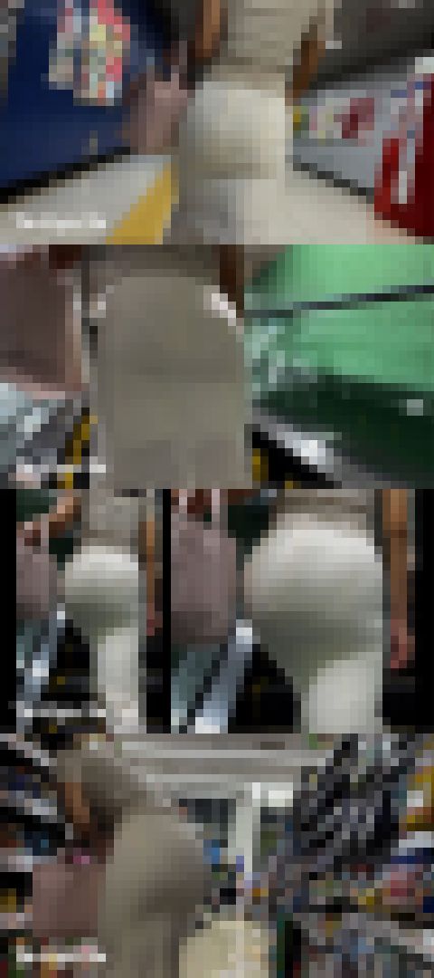 【4k】腰のラインがエロい！マーメイドスカートのエロ尻②　サンプル画像1