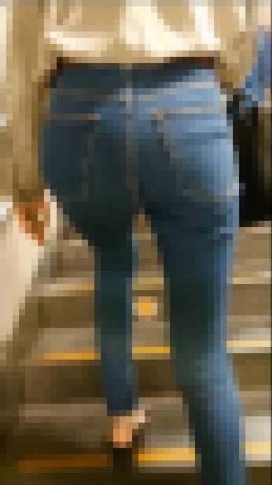 【食べ頃ヒップ】20代細身OLスキニーデニム尻18　サンプル画像2