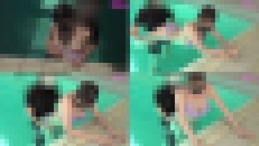 巨乳ビキニ娘とプールでデート（3）発情ビキニ娘が水中でエッチに責められちゃう編　サンプル画像3