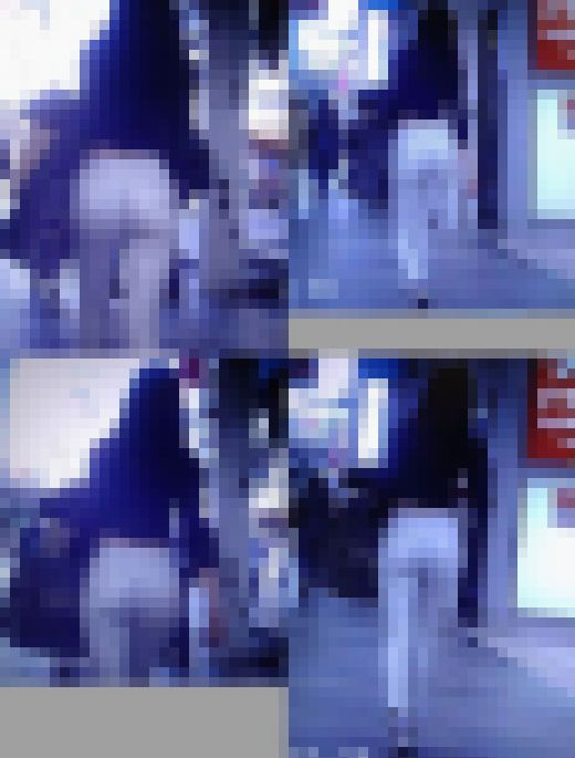 自分的最高傑作のうちの一つ①完全無欠の超絶美女がブランド白ピタパン履いてＴライン透かしてドエロ美尻ヒップ振って歩いてるよ　サンプル画像2