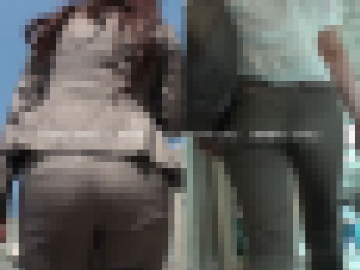 ★【グレーパンツスーツの営業レディーとカワイイ系の茶パンツ】★PS MOVIE STYLISH-FH 145　サンプル画像2