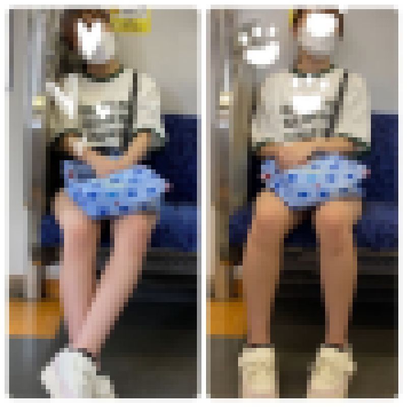 16分の長編!美人女子大生の対面エロ過ぎる生脚美脚713 サンプル画像